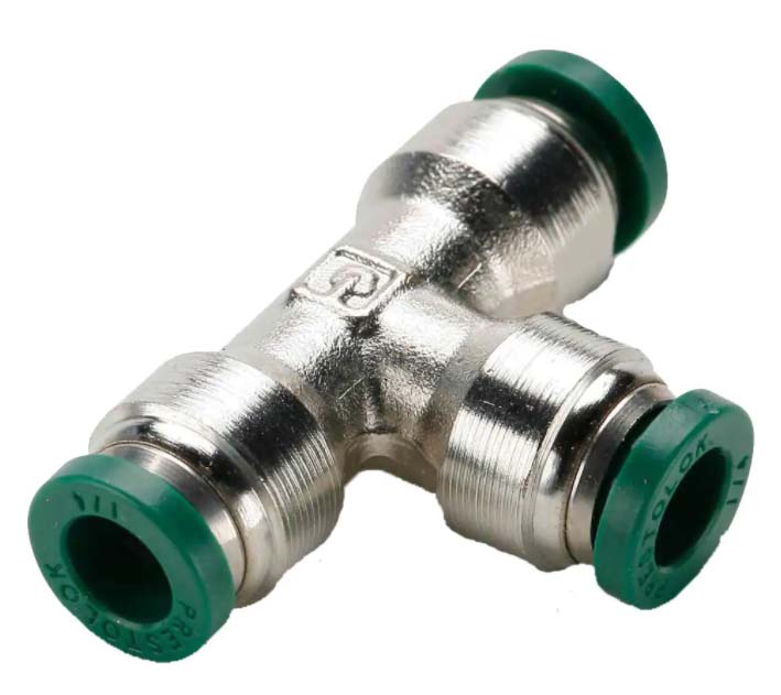 <ul><li>Ready-to-use compact one-piece fitting for use with most thermoplastic and soft metal tubing. This fitting is specially designed for low pressure circuits where fast assembly, disassembly and reassembly is important. No special tools are needed for assembly; just insert the tubing until it bottoms. Prestolok is designed to be used with no tube support. Radial claws on the stainless steel grab ring grip the tubing securely to provide retention. Swivels are featured on all male pipe threaded shapes for in stal la tion in tight places and for precise positioning. Prestolok should not be used for live swivel applications. The outside diameter of the tubing to be used with the fitting is marked on the release buttton. The removable release button can be color coded for ease of identification. Standard release buttton is green.</li></ul>|